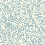 Blue elegant leaves living room peel and stick wallpaper removable Pattern