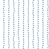 indigo blue colored dot stripe pattern on white background Removable Peel and Stick Wallpaper pattern