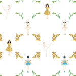Ballerina dance colorful peel and stick wallpaper removable pattern