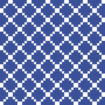 Diamond Blue and white Removable Peel and Stick Wallpaper pattern