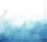 hand drawn blue expanse cloud mural Removable Peel and Stick Wallpaper 10x9