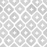grey and white illustrated geometric design pattern Removable Peel and Stick Wallpaper