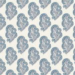 white and blue elegant vine design pattern on white background Removable Peel and Stick Wallpaper