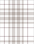 grey and brown plaid design pattern on white background Removable Peel and Stick Wallpaper