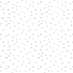 mint and grey colored spots design pattern on white background Removable Peel and Stick Wallpaper