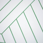 emerald green geometric lines and shapes geometric background Removable Peel and Stick Wallpaper sample size detail