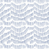 indigo blue illustrated line mark design pattern on white background Removable Peel and Stick Wallpaper