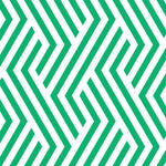 bright green geometric line design pattern on white background Removable Peel and Stick Wallpaper